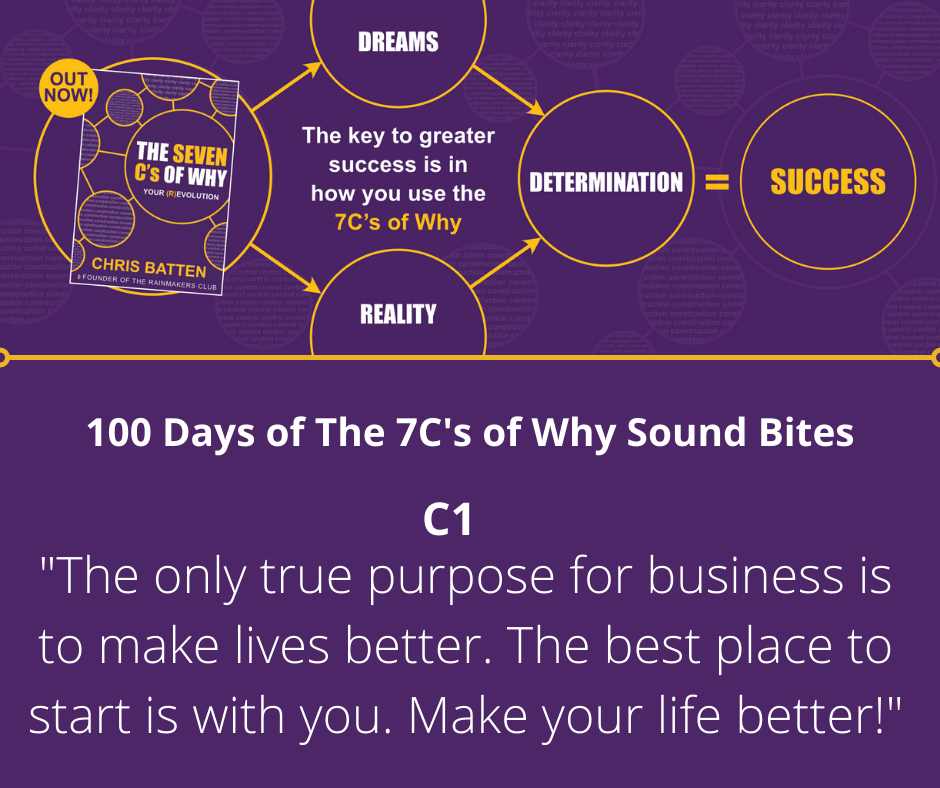 100 Days of the 7Cs of Why - Sound Bites